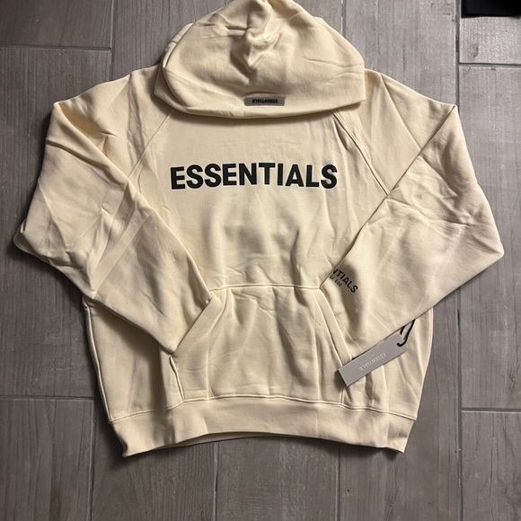 Fear of God Sweaters Ss2 Fear Of God Essentials Buttercream Hoodie